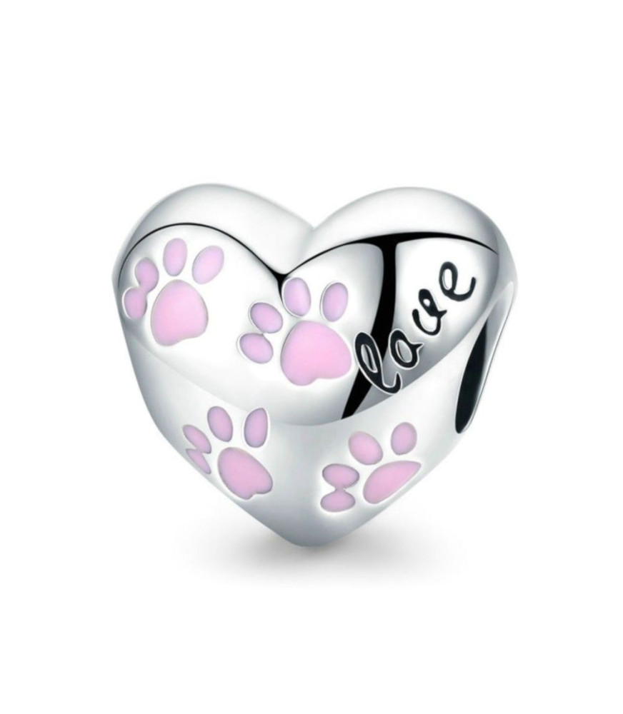 Sterling silver charm Love dogs Sterling silver charm Love dogs