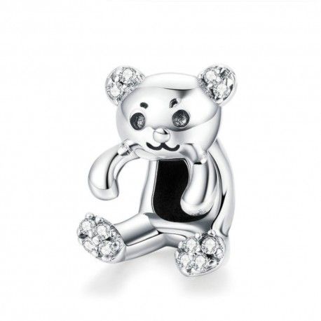 Charm in argento Orso