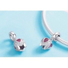 Sterling Silber Charm-Anhänger Exquisite Tulpe