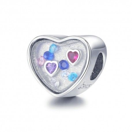 Sterling silver charm The soul cannot live without love