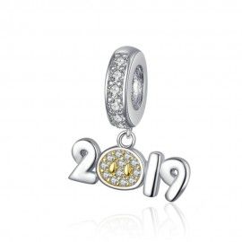 Charm pendente in argento 2019