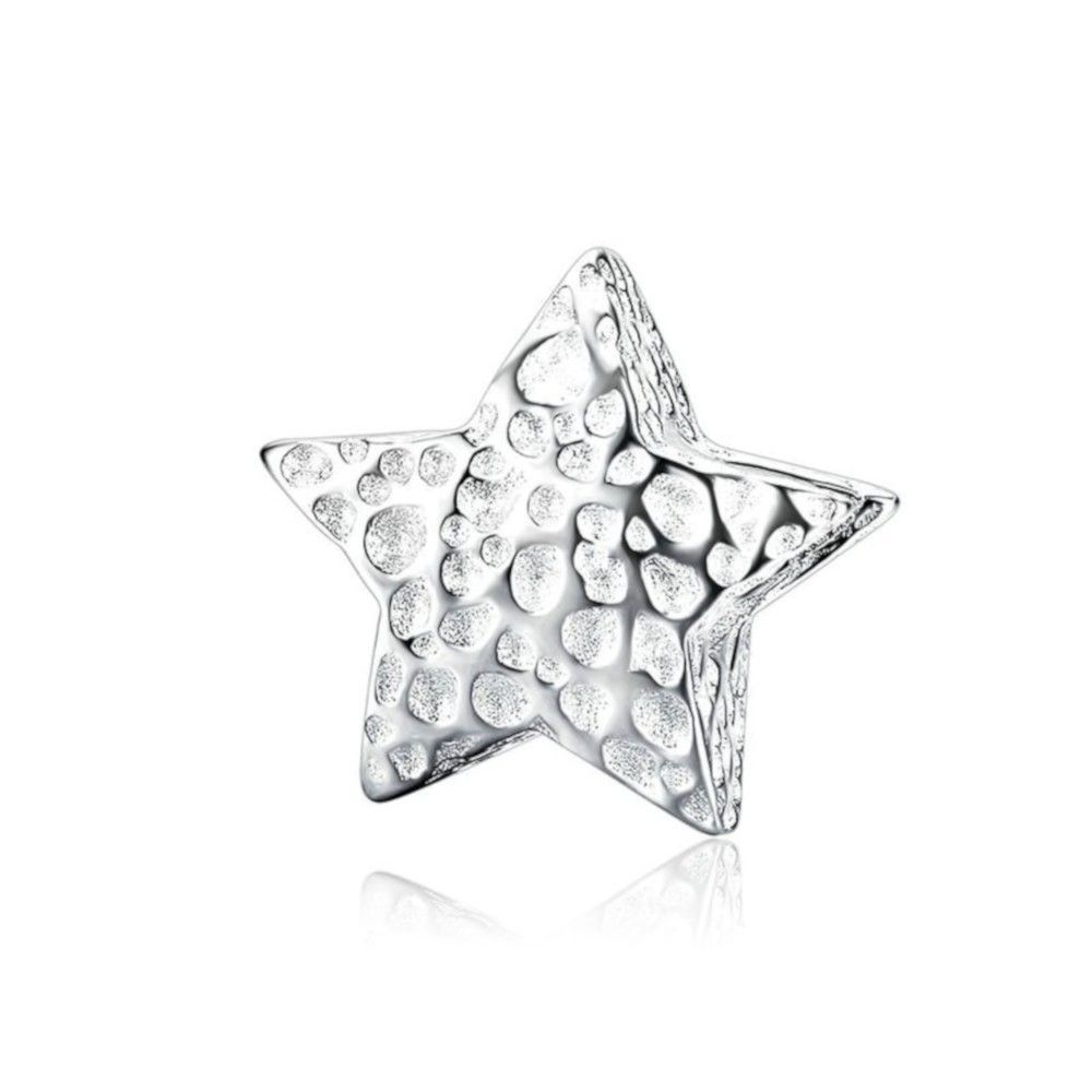 Sterling silver charm Starry