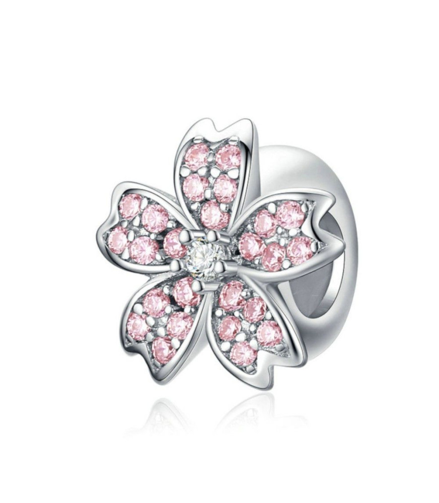 Sterling silver stopper Cherry blossom Sterling silver stopper Cherry blossom