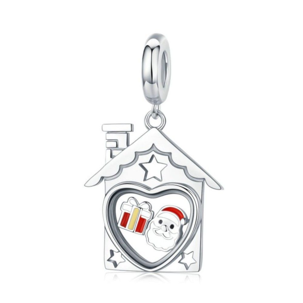 Charm pendente in argento Babbo Natale
