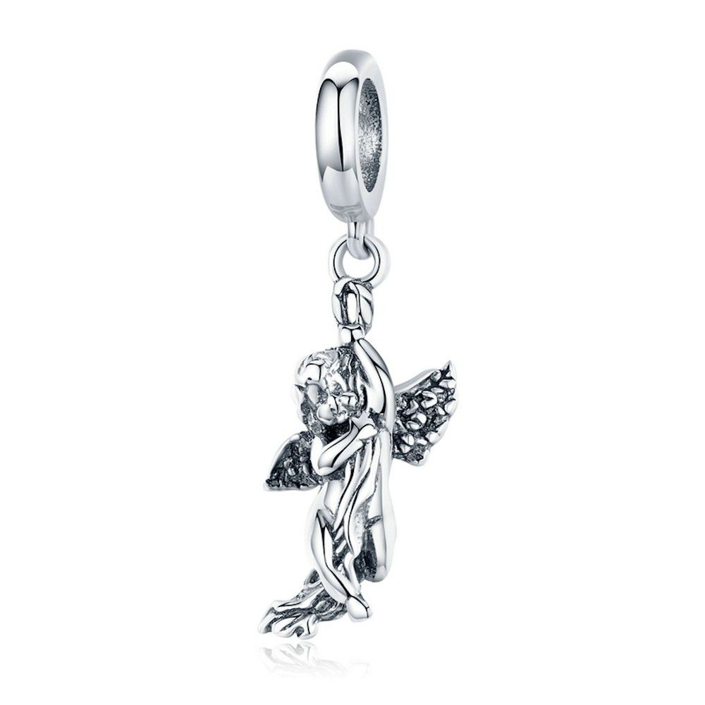 Sterling silver pendant charm Cupid