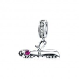 Charm pendente in argento Lettera d'amore