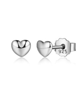 Silver earrings Heart