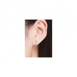 Boucles d'oreilles en argent Zircone cubique