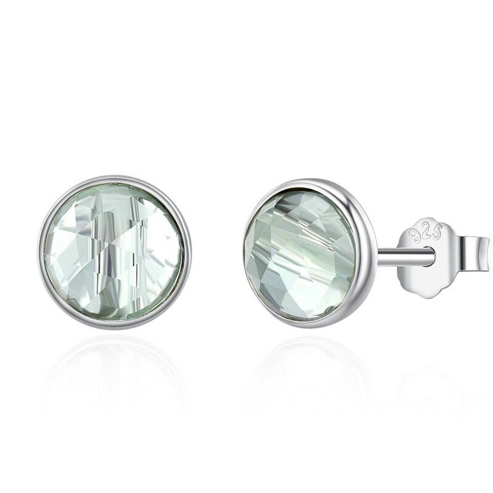 Silver earrings Birth month March