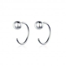 Silver earrings Classic