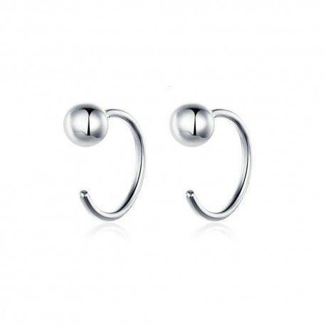 Silver earrings Classic