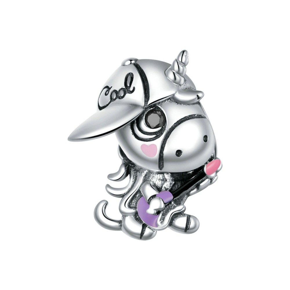 Sterling silver charm Cute Pony