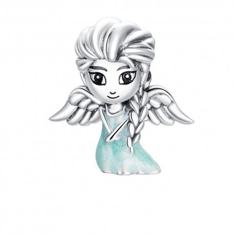 Sterling silver charm Snow fairy