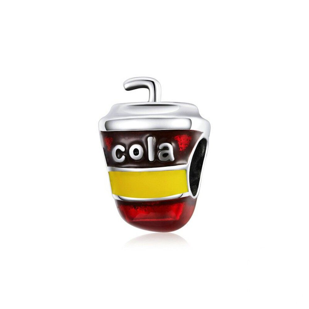 Sterling silver charm Cola