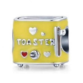 Sterling silver charm Toaster