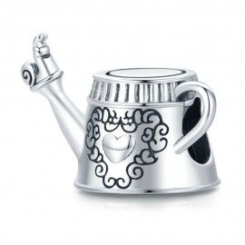 Sterling silver charm Watering can