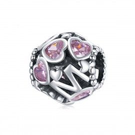 Charm in argento Amore sferico