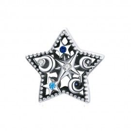 Sterling silver charm Universe