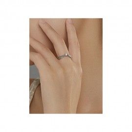 Sterling Silber Ring Federn