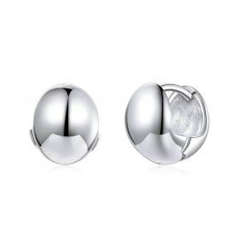 Silver earrings Buckle