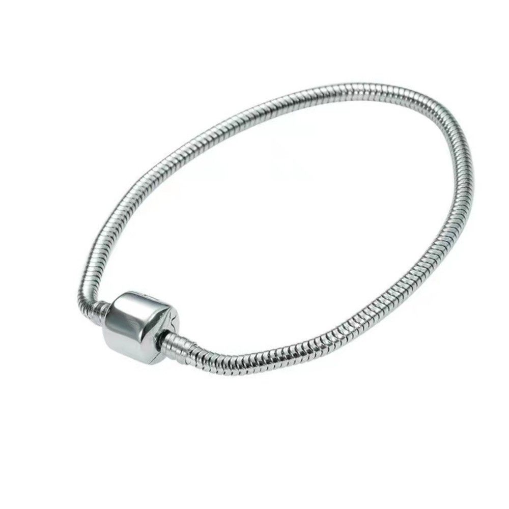 Stainless steel charm bracelet