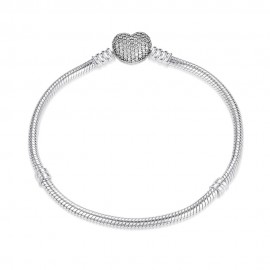 Bracciale in argento Sterling Amore cuore