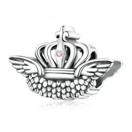 Sterling silver charm Delicate crown