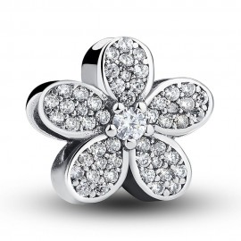 Sterling silver charm Dazzling daisy