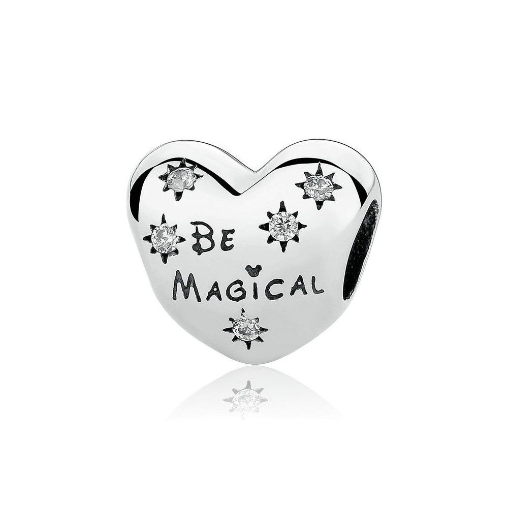 Sterling silver charm Be magical