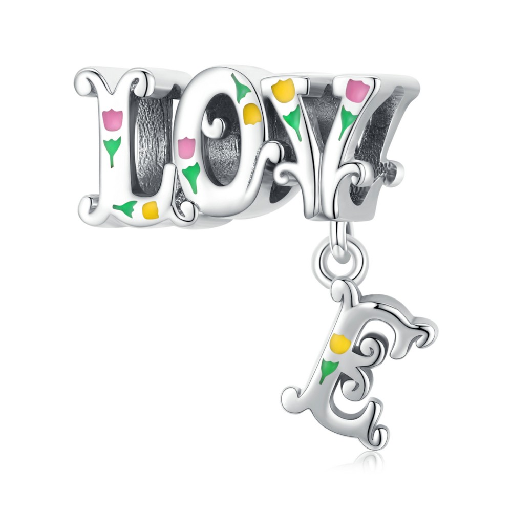 Charm pendente in argento Amore