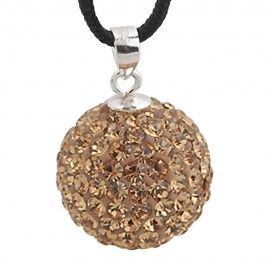 Charm pendentif en argent avec cristaux de swarovski