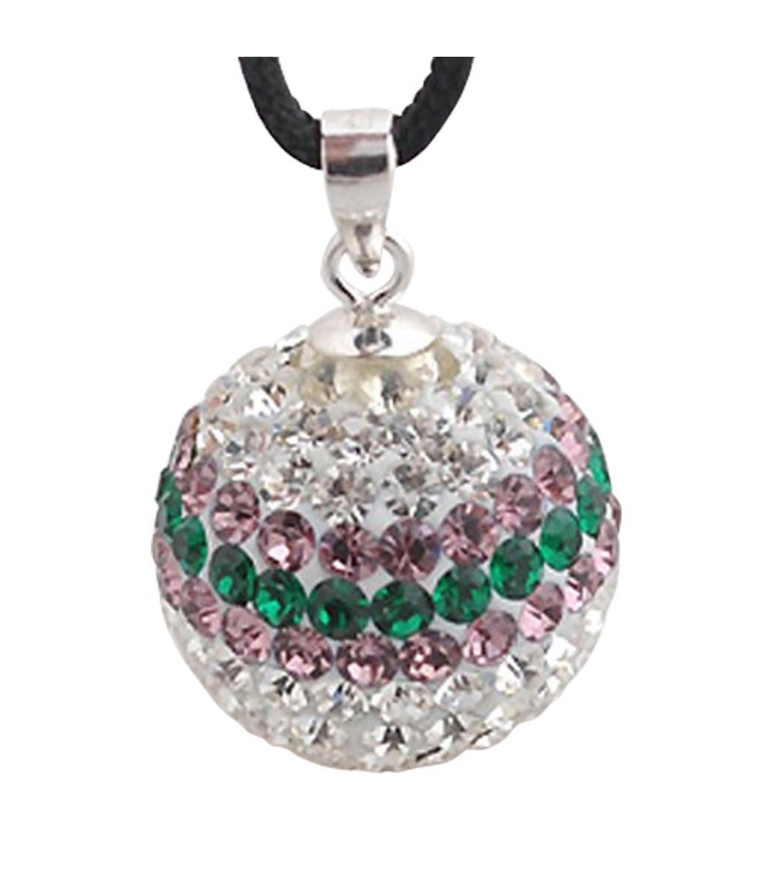 Silver pendant with swarovski crystals Silver pendant with swarovski crystals