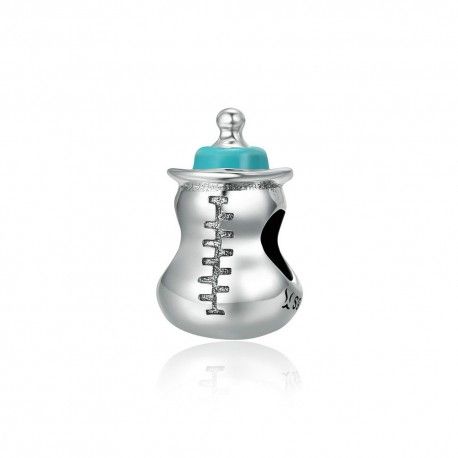 Sterling silver charm Baby milk bottle