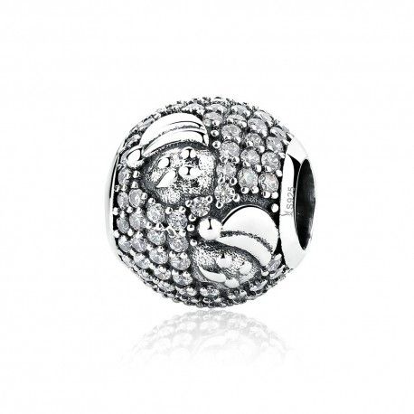 Charm in argento Babbo Natale