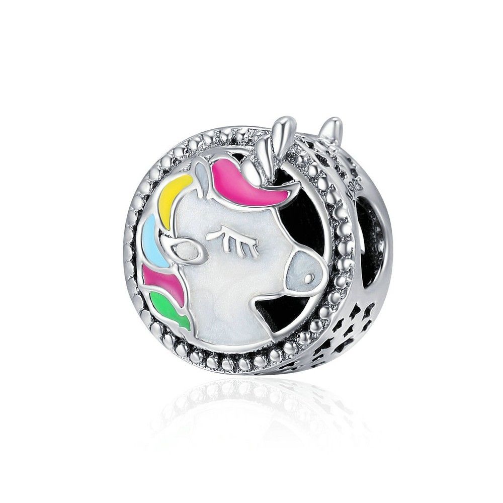 Sterling silver charm Unicorn