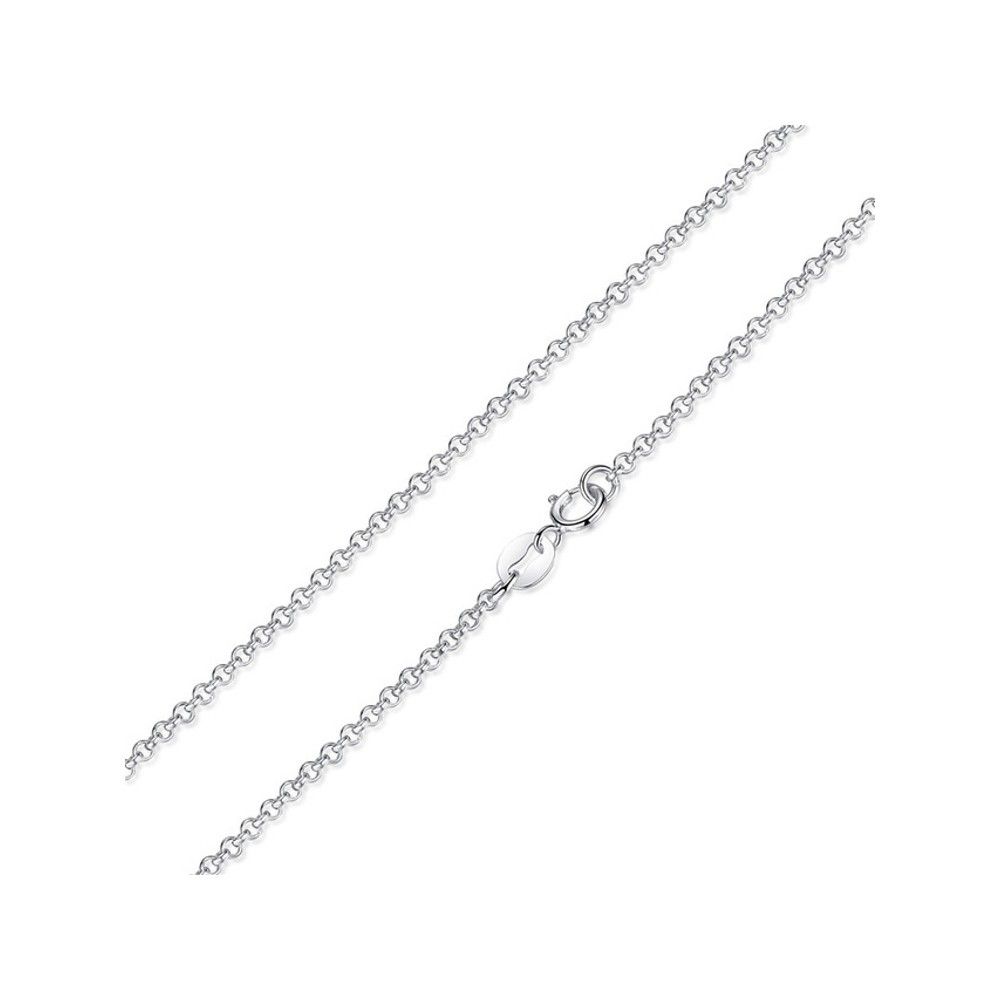 Sterling Silber Halskette mit Karabinerverschluss
