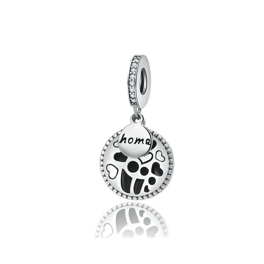 Sterling silver pendant charm Home