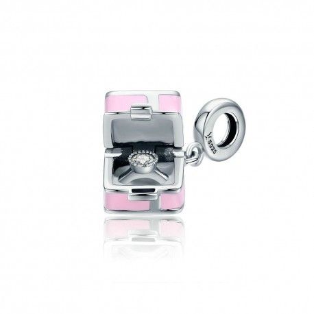 Charm pendente in argento Sposami