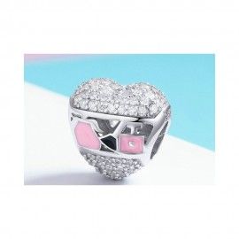 Sterling silver charm Love cosmetics